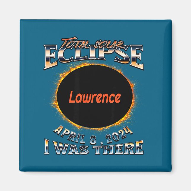 Imã Eu Estive no Eclipse Solar Lawrence Indiana Lá (Frente)