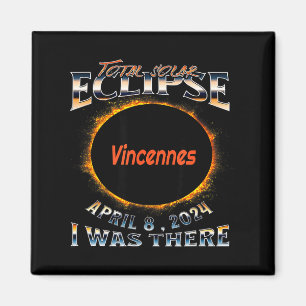 Imã Eu Estive no Eclipse Solar Vincennes Indiana Lá