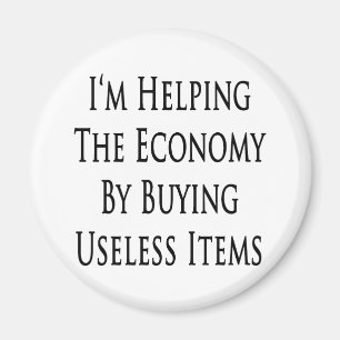 Imã Eu estou ajudando a economia comprando artigos