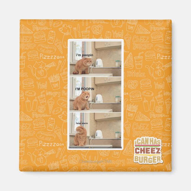 Imã Eu estou fazendo cocô! (Frente)