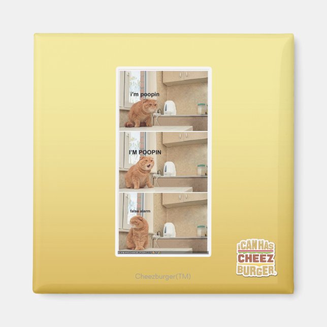 Imã Eu estou fazendo cocô! (Frente)