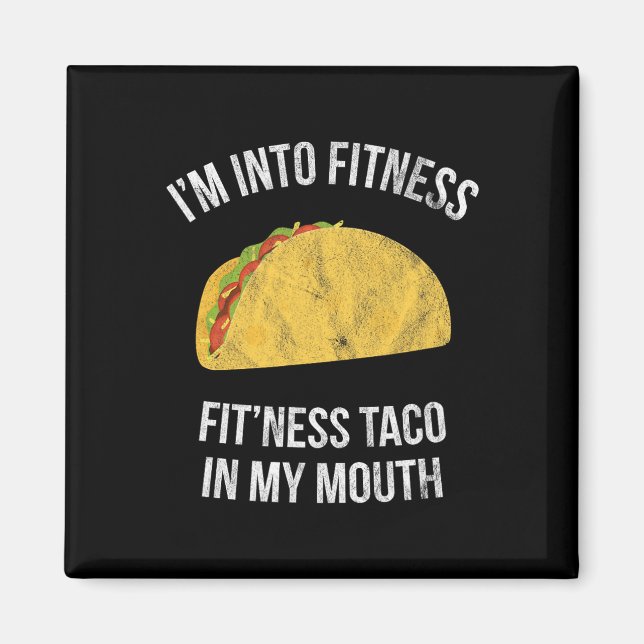 Imã Eu estou na Malhação - Ajustado Taco na minha boca (Frente)