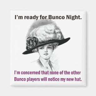 Imã eu estou pronto para a noite de Bunco
