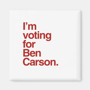 Imã Eu estou votando para Ben Carson 2016