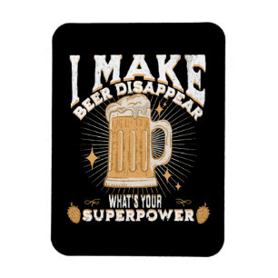 Ímã Eu faço a cerveja desaparecer qual é o seu superpo
