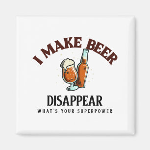 Imã Eu faço cerveja desaparecer. Qual é o seu superpod