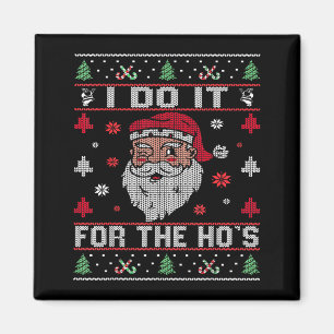 Imã Eu faço isso pelas mulheres, Papai Noel de Natal r
