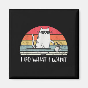 Imã Eu Faço O Que Eu Quero... Gatos Negros Engraçados
