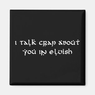 Imã Eu Falo De Ti Em Elvish Engraçado