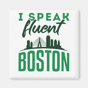 Imã Eu Falo Sotaque Fluent Boston Bostonian