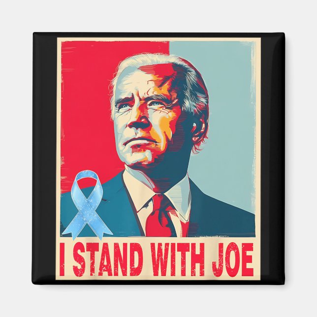 Imã Eu fico com Joe Support Biden Prostate Cancer Pra (Frente)