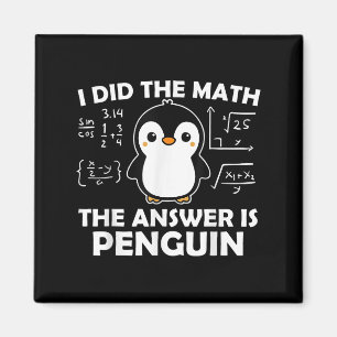 Imã Eu Fiz A Matemática Engraçada Pinguim Responder Bo