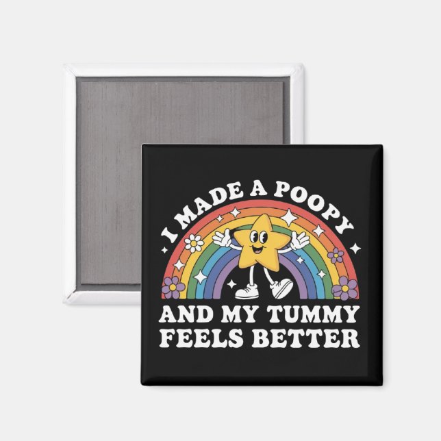 Imã Eu Fiz Uma Trocadilho de Férias Inapropriada e Div (Front/Back)