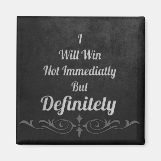 Imã Eu Ganharei - Motivacional (Frente)