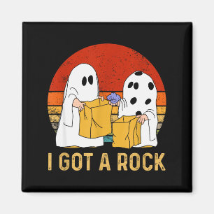 Imã Eu Ganhei Uma Camisa De Rock Halloween Truque Ou T