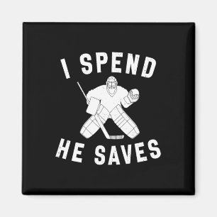 Imã Eu Gasto Ele Economiza Funil Goaltender de Hóquei