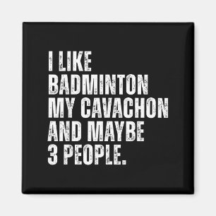 Imã Eu Gosto de Amante de Badminton Proprietário de Ca