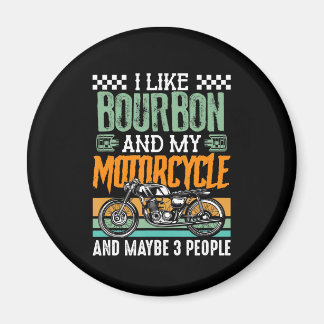 Imã Eu Gosto De Bourbon E Meu Presente De Moto