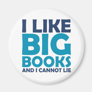 Imã Eu gosto de livros grandes e eu não posso