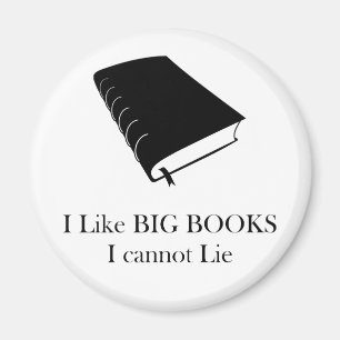 Imã Eu gosto de livros que grandes eu não posso se