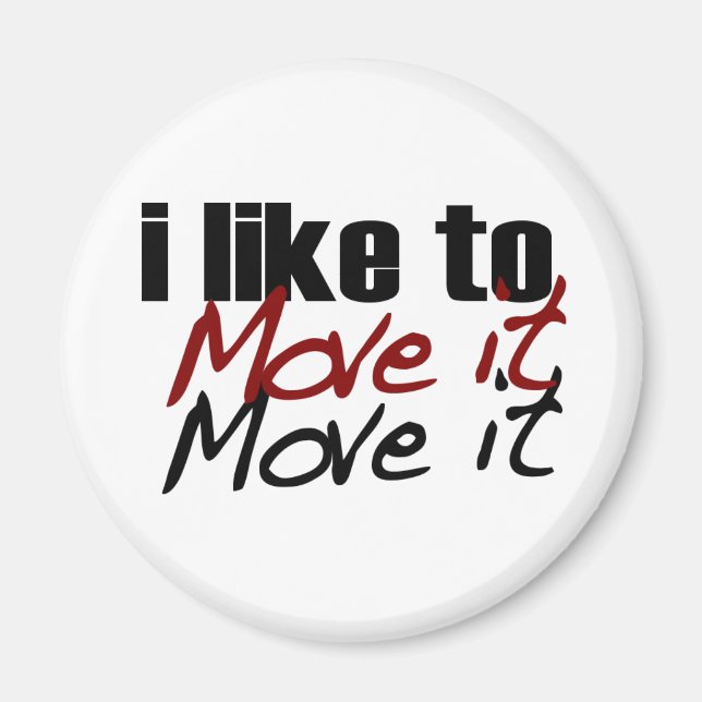 Imã Eu Gosto De Mover (Frente)