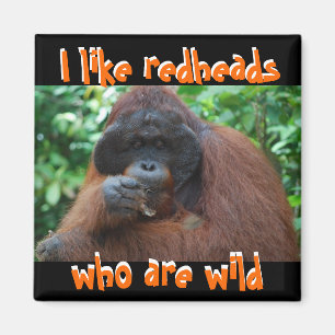 Imã Eu gosto de Redheads selvagens reais