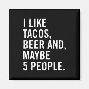 Imã Eu Gosto De Tacos Cinco De Mayo