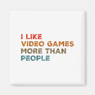 Imã Eu Gosto de Video Games Mais do Que Pessoas Gamer 