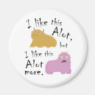 Imã Eu gosto deste muito, mas eu gosto deste muito