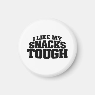 Imã Eu Gosto dos Meus Lanches Duros Frase Divertida de