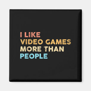 Imã Eu Gosto Mais de Video Games do que Pessoas Gamer