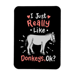 Ímã Eu Gosto Muito De Donkeys