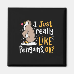 Imã Eu Gosto Muito De Pinguins.