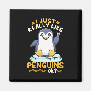 Imã Eu Gosto Muito De Pinguins