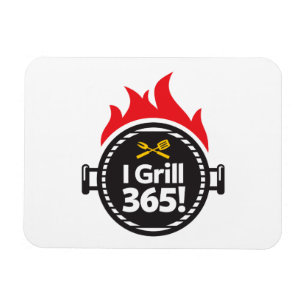 Ímã Eu grelho 365!