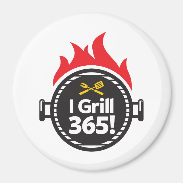 Imã Eu Grill 365! (Frente)
