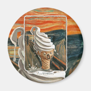 Imã Eu grito o sorvete