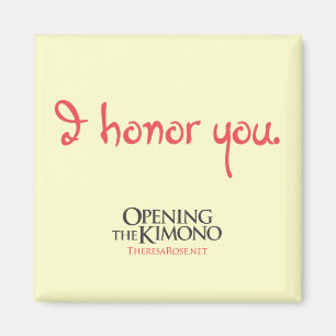 Imã Eu Honro Você, Magnet