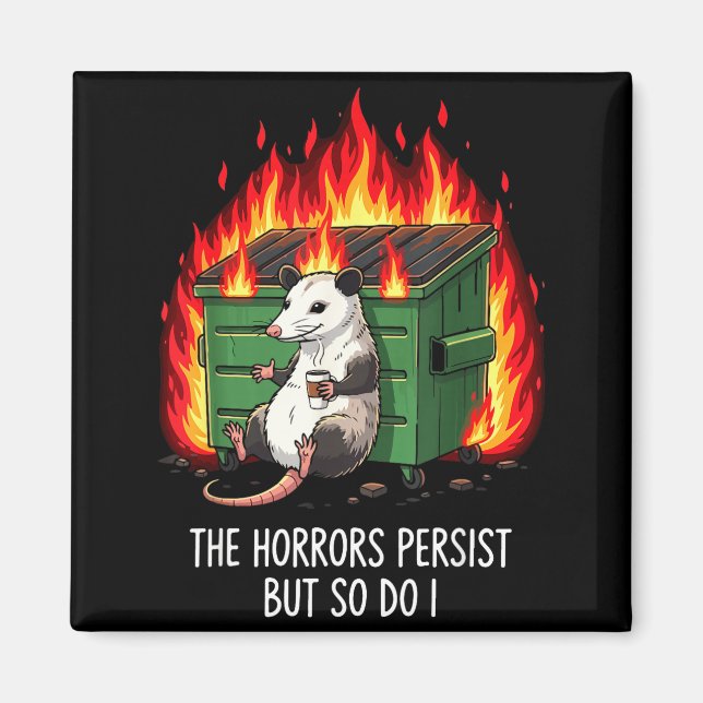 Imã Eu Horrores Persistem Tanto Possum Meme (Frente)