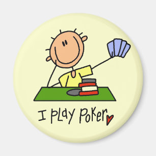 Imã Eu Jogo Camisetas de Poker e Presentes