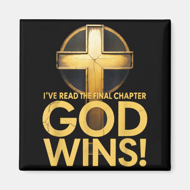 Imã Eu Li O Capítulo Final Deus Vence Cruz Christi (Frente)