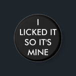 Imã Eu liguei para ser o meu ímã<br><div class="desc">Este ímã fofo é acentuado com o ditado,  eu o licenciei,  então é meu.</div>