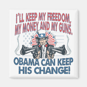 Imã Eu manterei minhas armas, dinheiro da liberdade