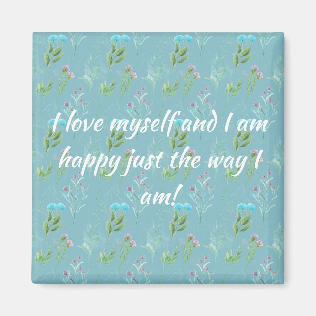 Imã Eu me amo. (Frente)