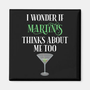 Imã Eu Me Pergunto Se Martinis Também Pensa Em Mim