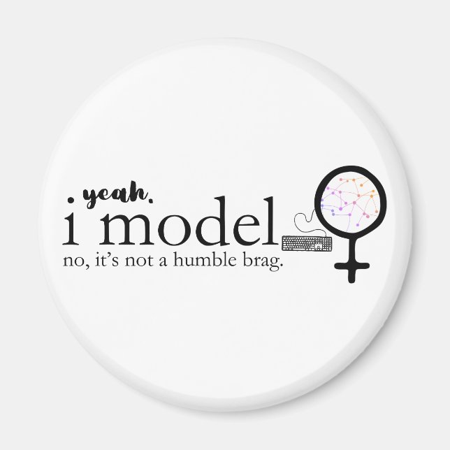 Imã Eu Modelo Mulheres Em Tecnologia (Frente)