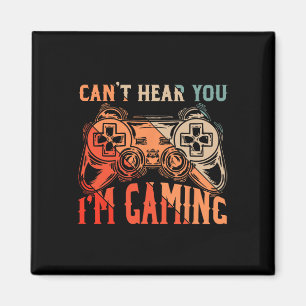 Imã Eu não consigo ouvi-lo Estou jogando camisa Engraç