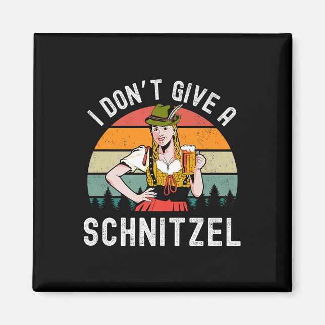 Imã Eu Não Dou Uma Cerveja Schnitzel Wurst Engraçado A (Frente)