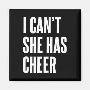 Imã Eu Não Posso Ela Tem Alegria Mãe Pai Cheerleading 