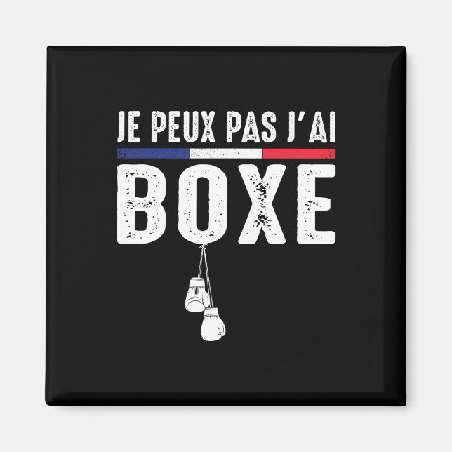 Imã Eu Não Posso Eu Tenho Boxe Boxeur Combyt Ringue De (Frente)